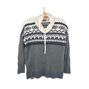 Eddie Bauer Sweater. Women's 2XL Wool Blend Pullover Tunic Nordic Fair Isle